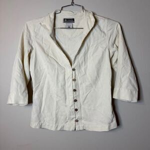 Columbia silk blend women’s outdoor fashion shirt size small